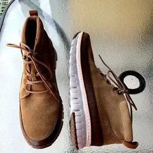 Cole Haan | Shoes | New Cole Haan Grand Os Beige Suede Lace  display picture 2